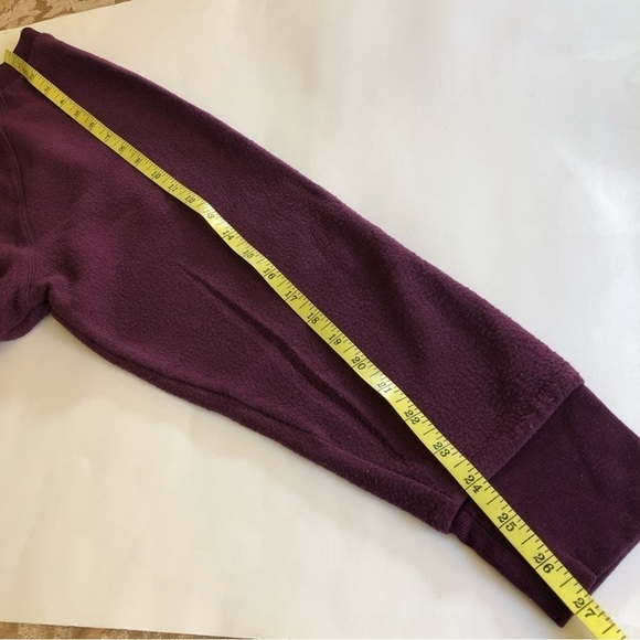 Victoria Secret Pink Spelled Out Fleece Plum Pullover Size XS - Picture 8 of 8